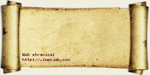 Josip Perunac vizit kartica